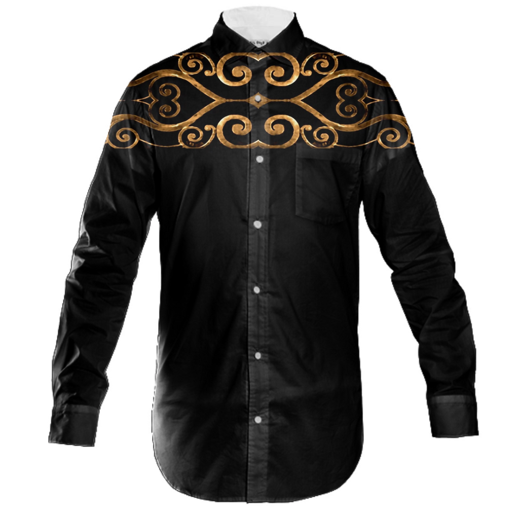 Luxury Ornate Minimal Style Dark Print