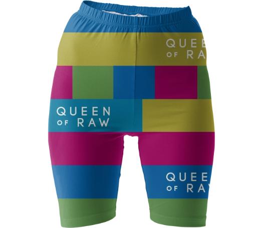 Queen of Raw Bike Shorts