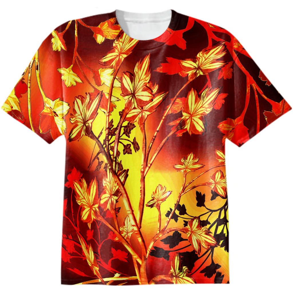 maple branches, maple leaves, hot autumn, monochrome, diagonal stripe