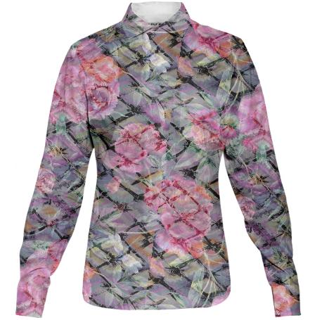 Patricia Ann Brubaker Vintage Fancy Women s Buttondown Shirt