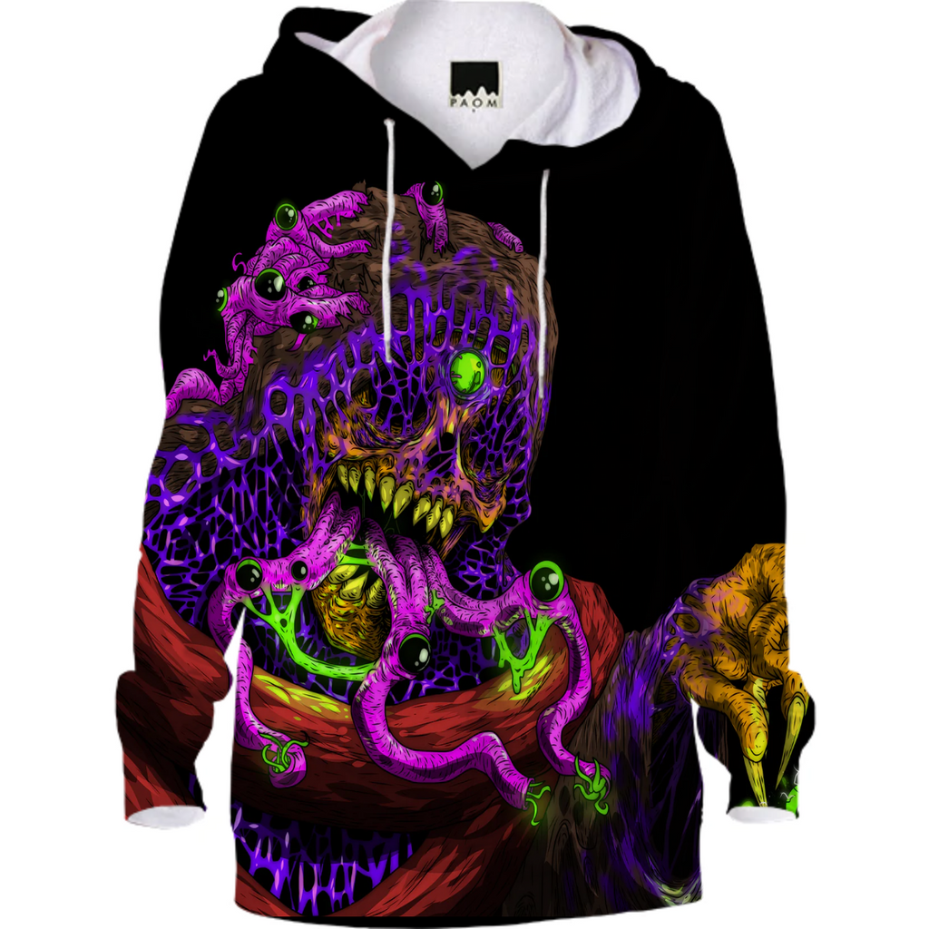 The crimson hoodie