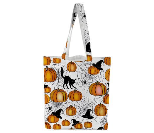 Old Fashioned Halloween w Orange Pumpkins