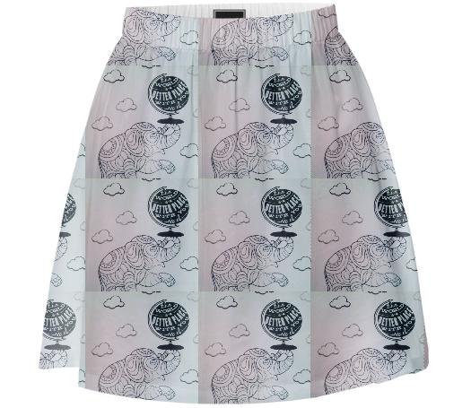 Elephant Thank You Card Skirt