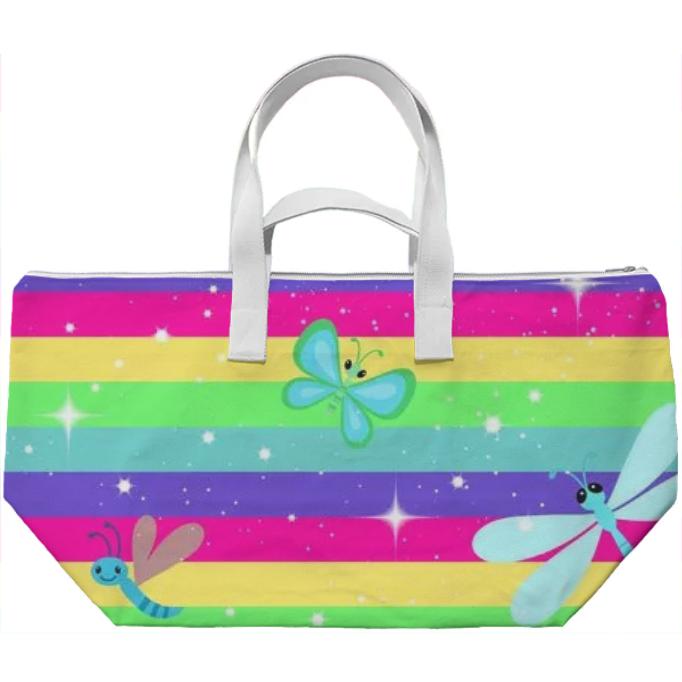 Rainbow Stripes Butterflies