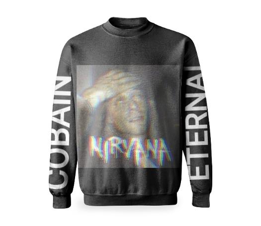 cobaineternal Sweatshirt Kurt Cobain editio