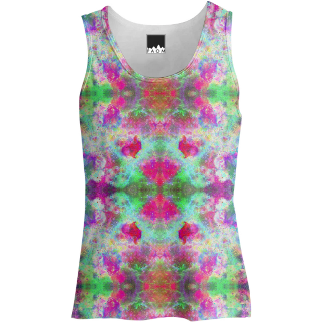 Colorful Splotch Static Tank Top