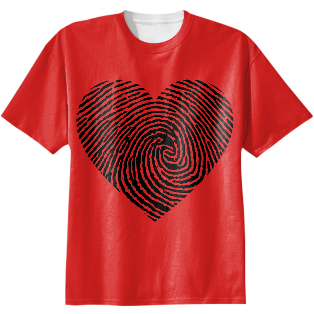 Hot Red love tshirt
