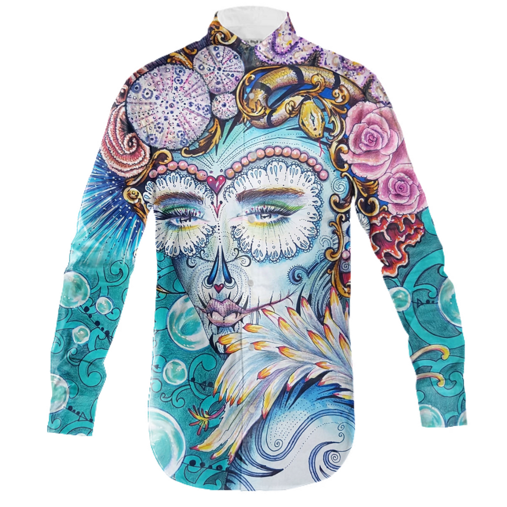 Day of the dead sea snake roses and pearls