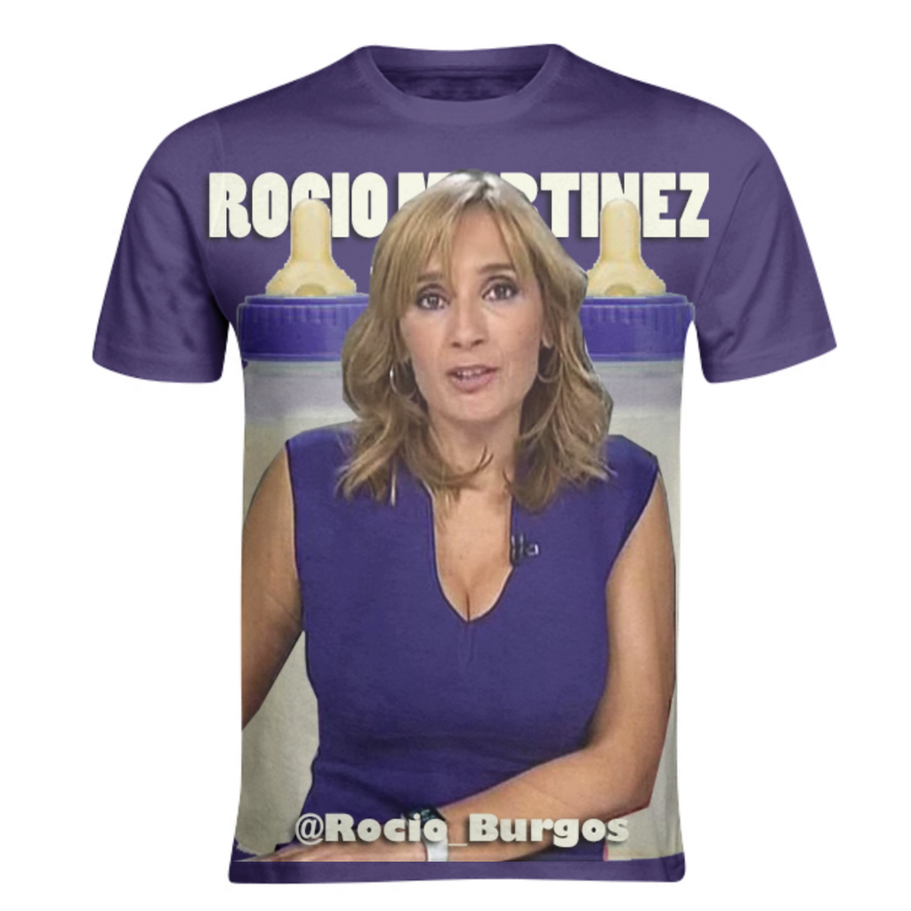 Rocio Martinez milk purple shirt