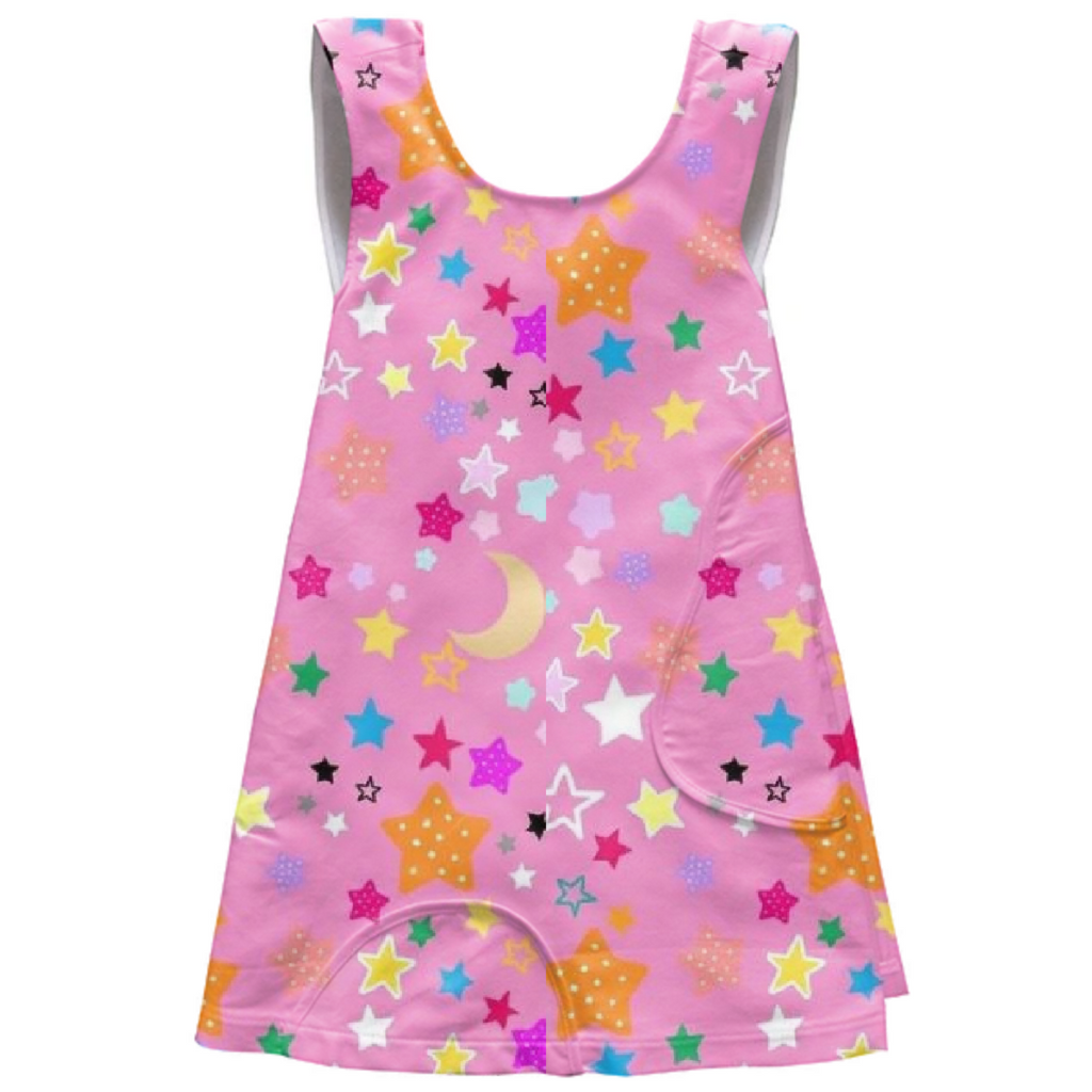 Girl's kid apron stars design