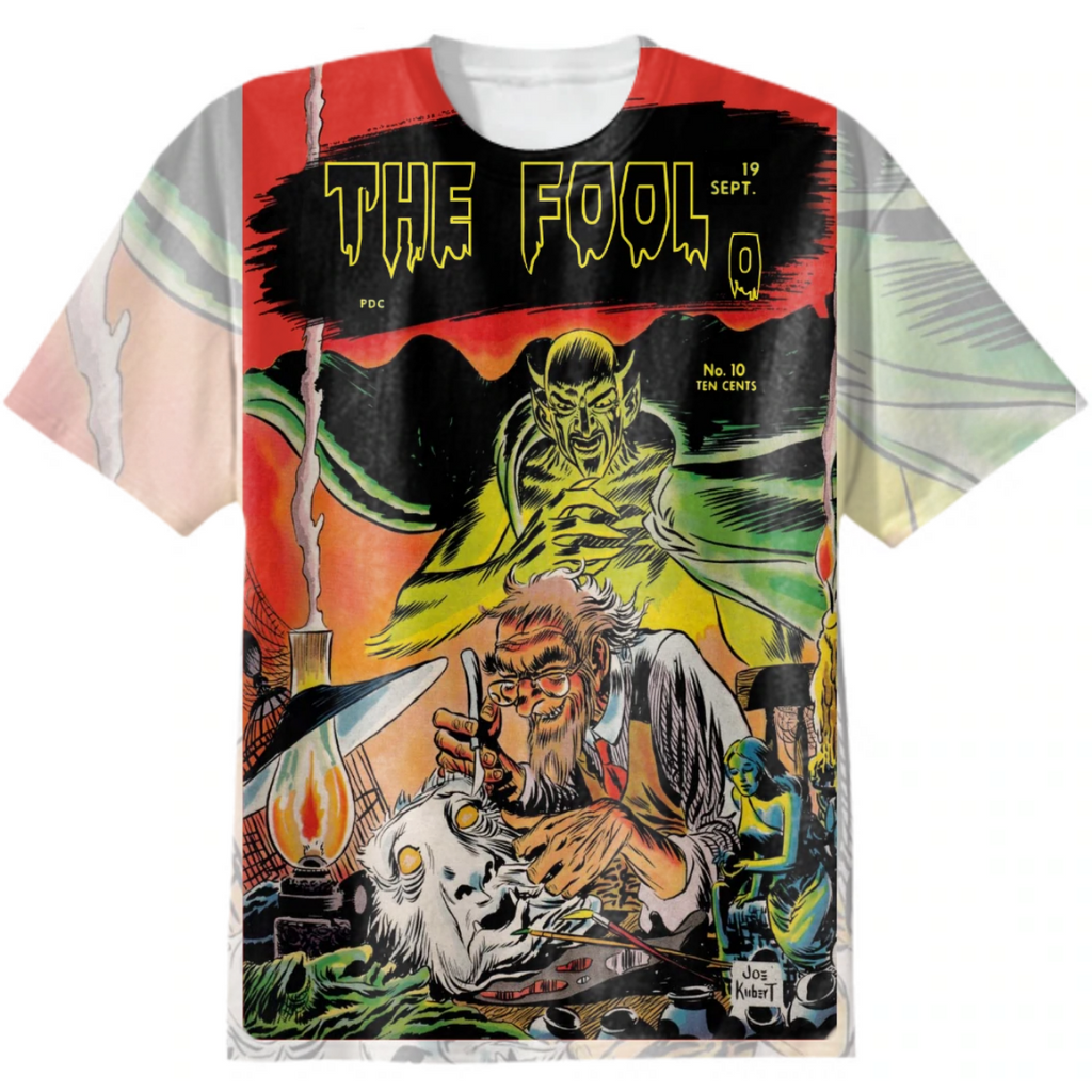 "The Fool" Golden Age of Horror Comic Book Image