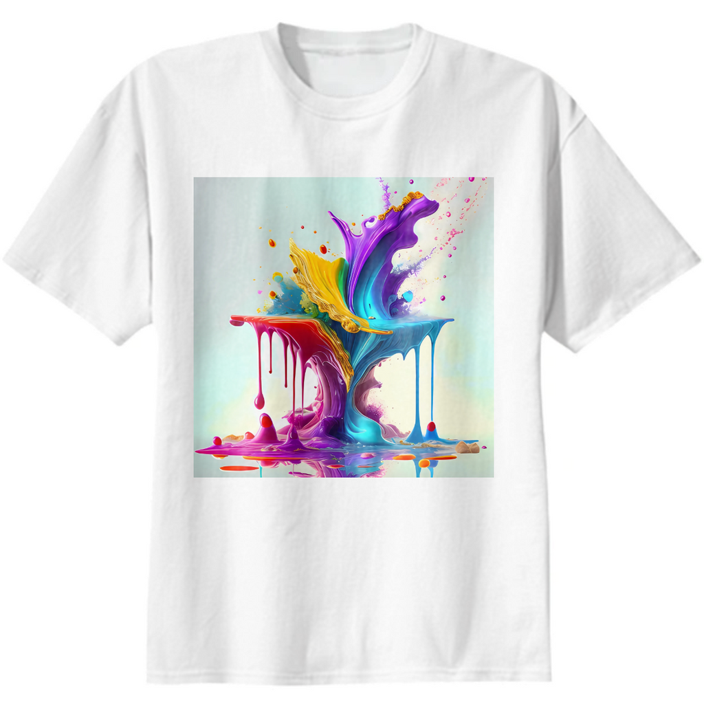 3d colorful splash