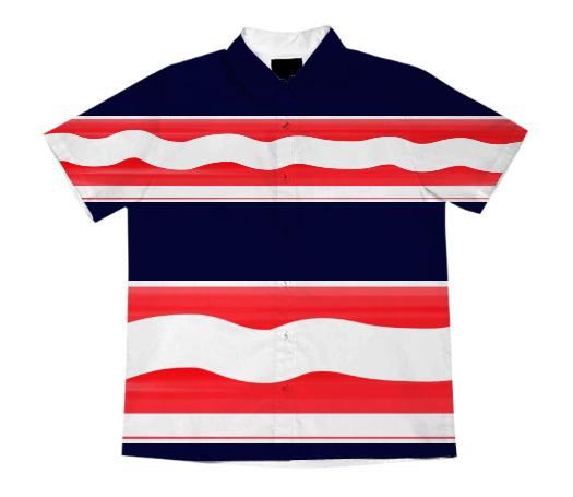Navy Blue Red And White
