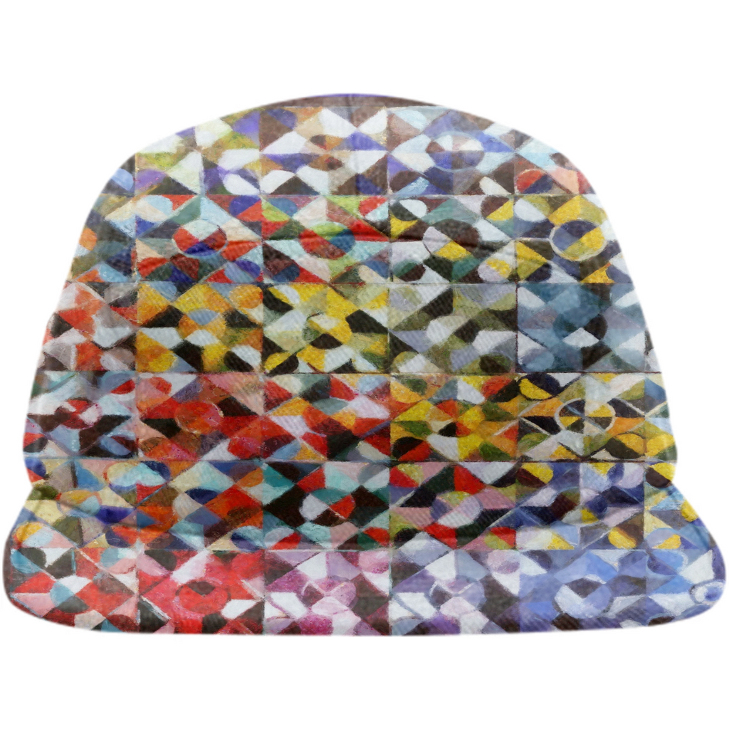 GretchenArt Patchwork Quilt Cap