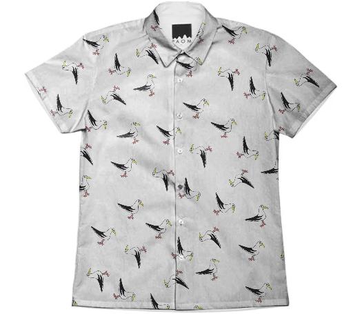 Poolside Gull Short Sleeve Shirt