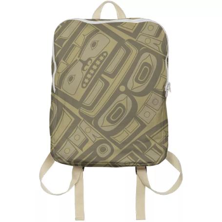 Olive Chilkat Backpack