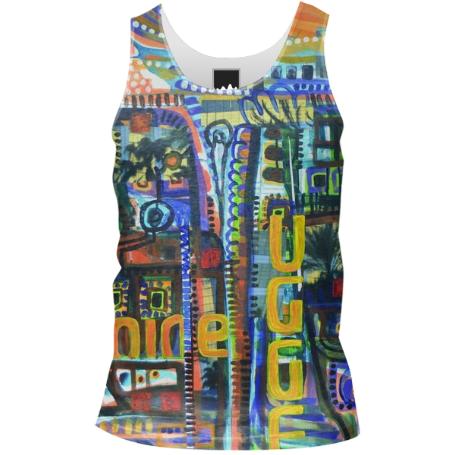 Golden magical lights on the Nevada