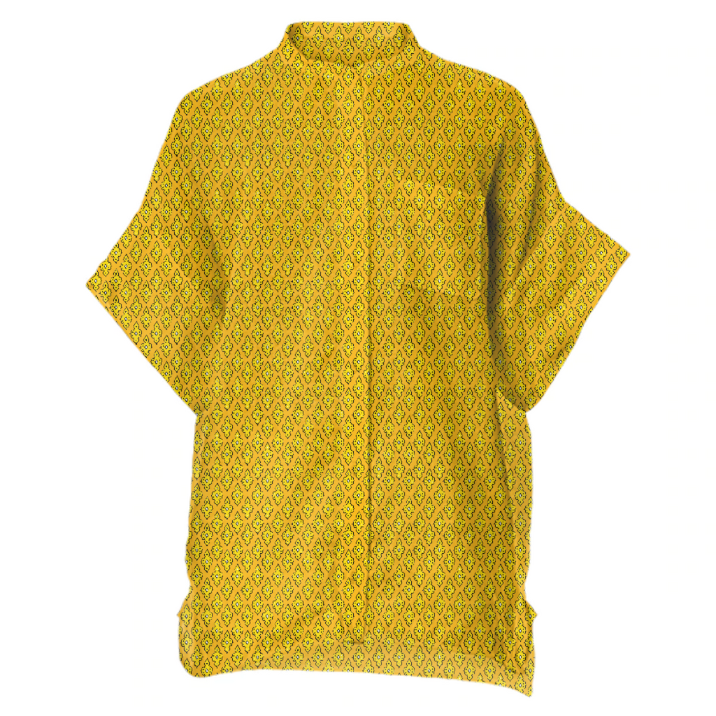 Yellow Linen Provençal Shirt by Isabela