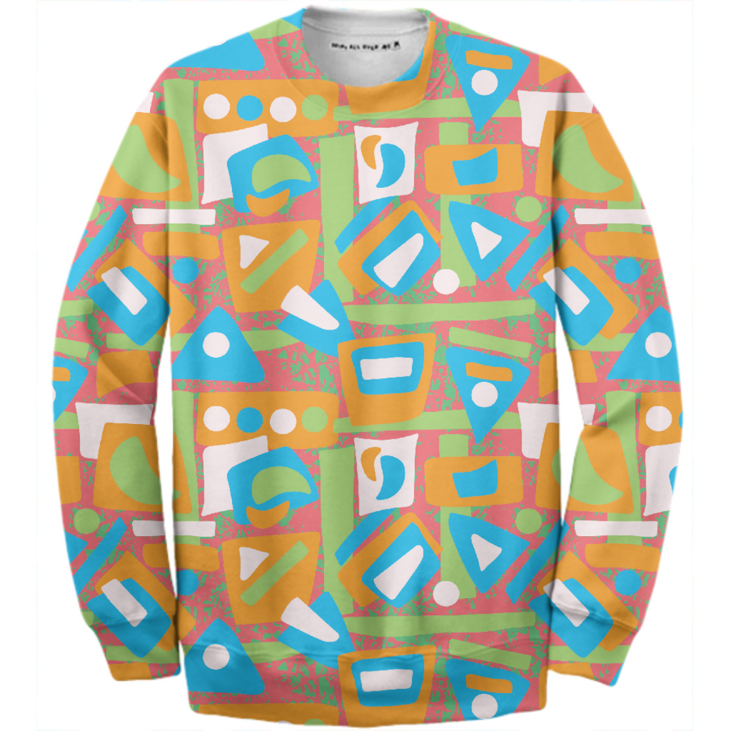 Fresh & Fun Forest of Shapes Pullover Colour way 2
