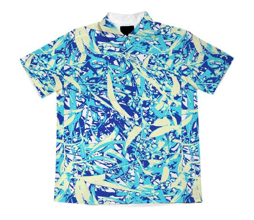 Blue Gum Leaves button up
