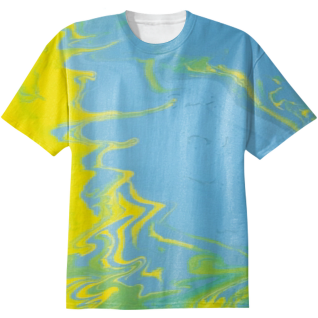 Blue Yellow Portal 222 Tee