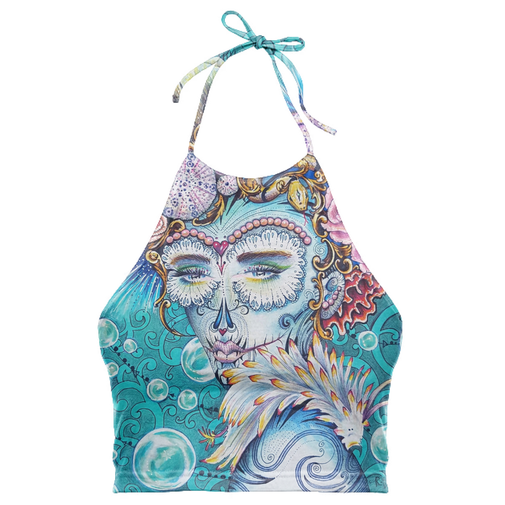 Day of the dead sea snake roses and pearls