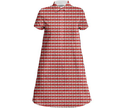 mini tomato shirt dress tiled