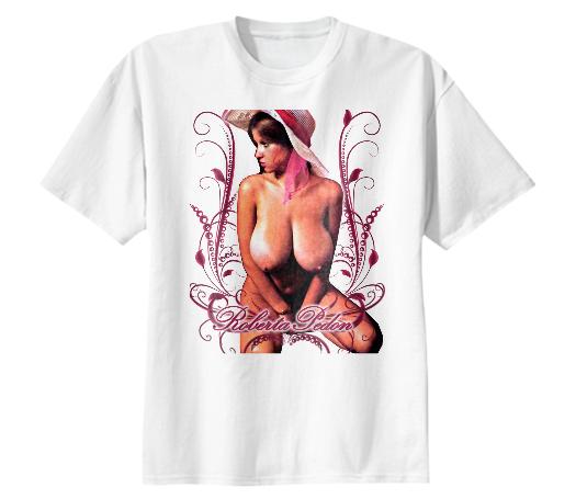 roberta pedon pink white basic shirt