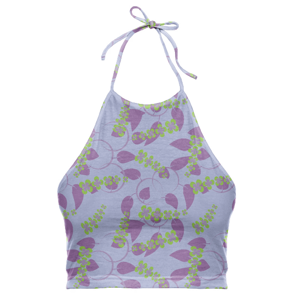 Floral pattern with flowers and leaves