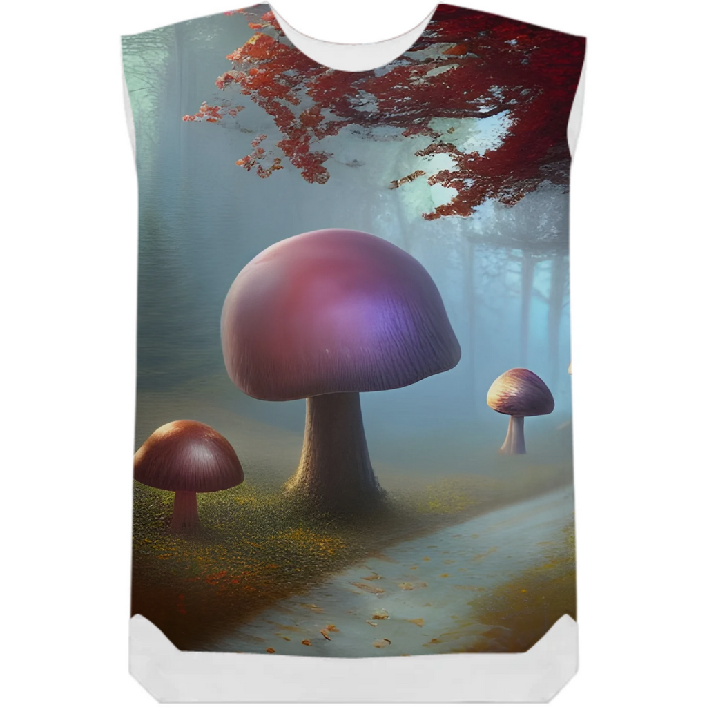 Enchanted Mushrooms Shift Dress