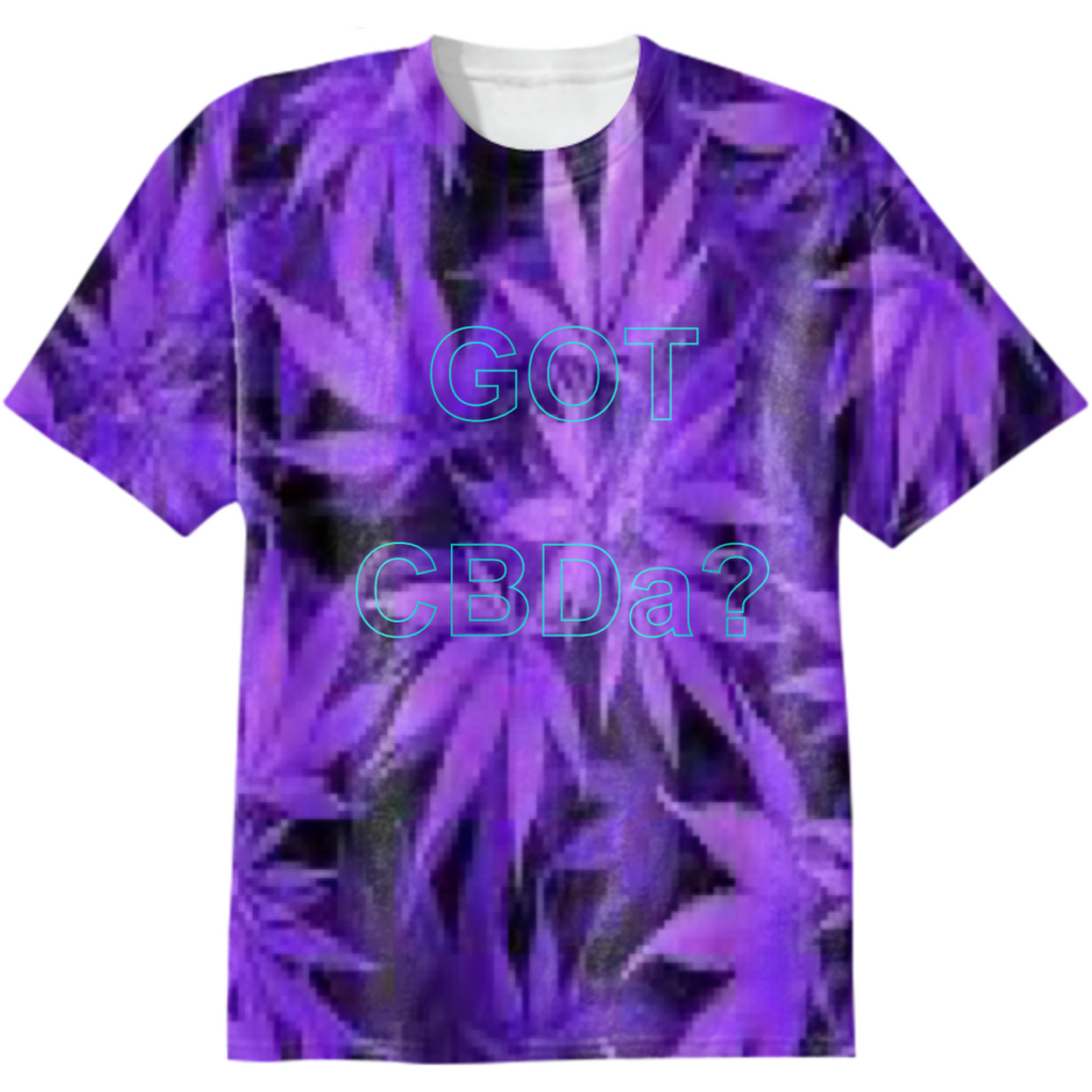 GOT CBDa?  Purple Marijuana Leaves!