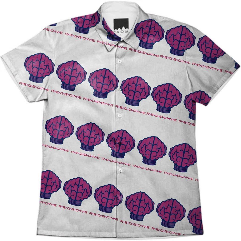 R*E*D*B*O*N*E NERD BUTTON UP