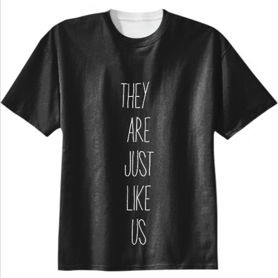 Just Like Us Tee by TapWater Tees