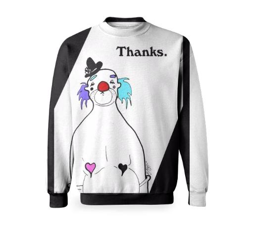 Thanks Clown sweatshirt