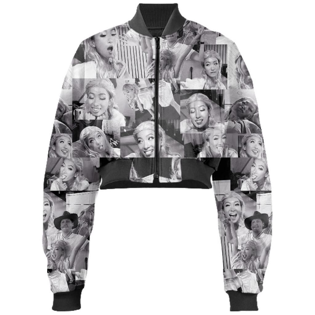 ahegao cropped jacket