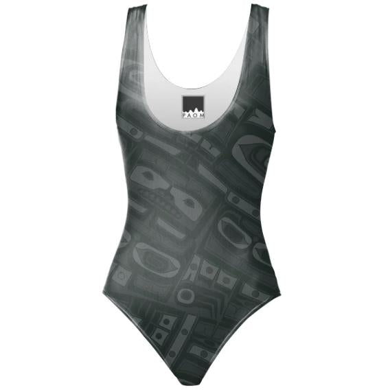 Forest Green Chilkat Swimsuit one piece