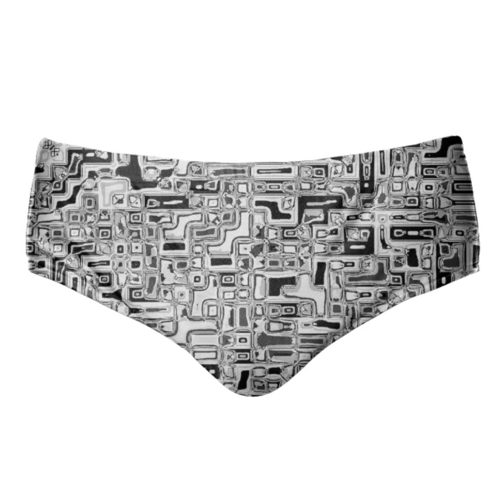 squared black white
