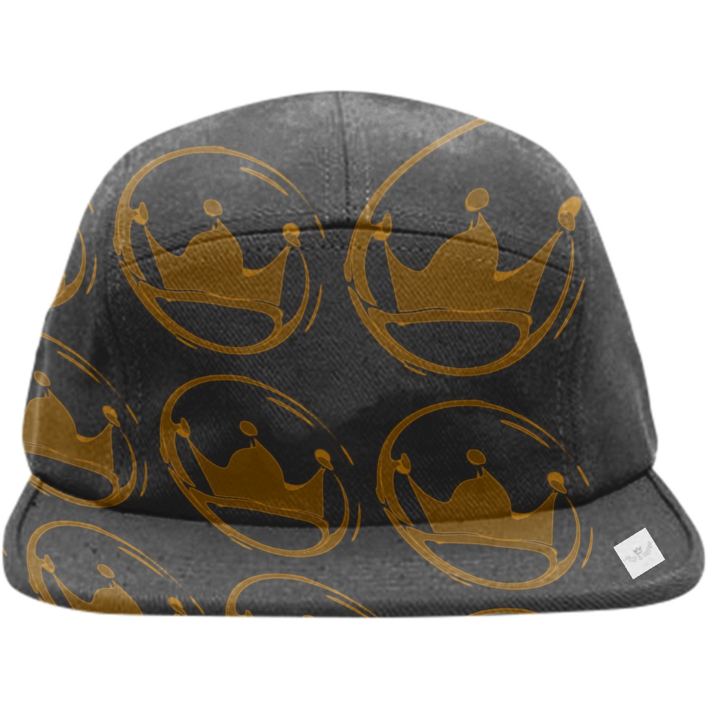 Gold crown hat