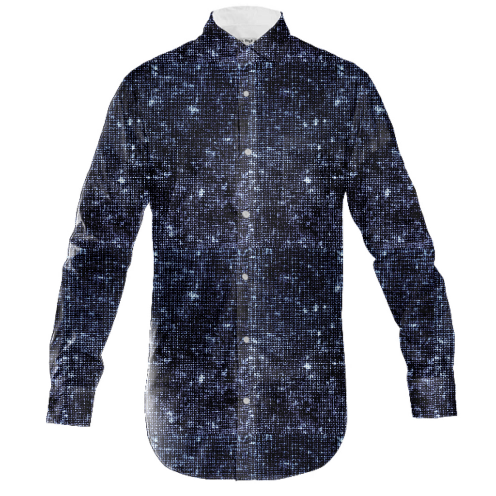 Glitter Blue Print