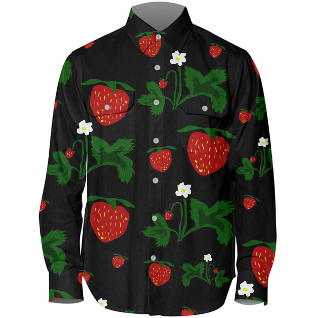 Wild Strawberries Work Shirt