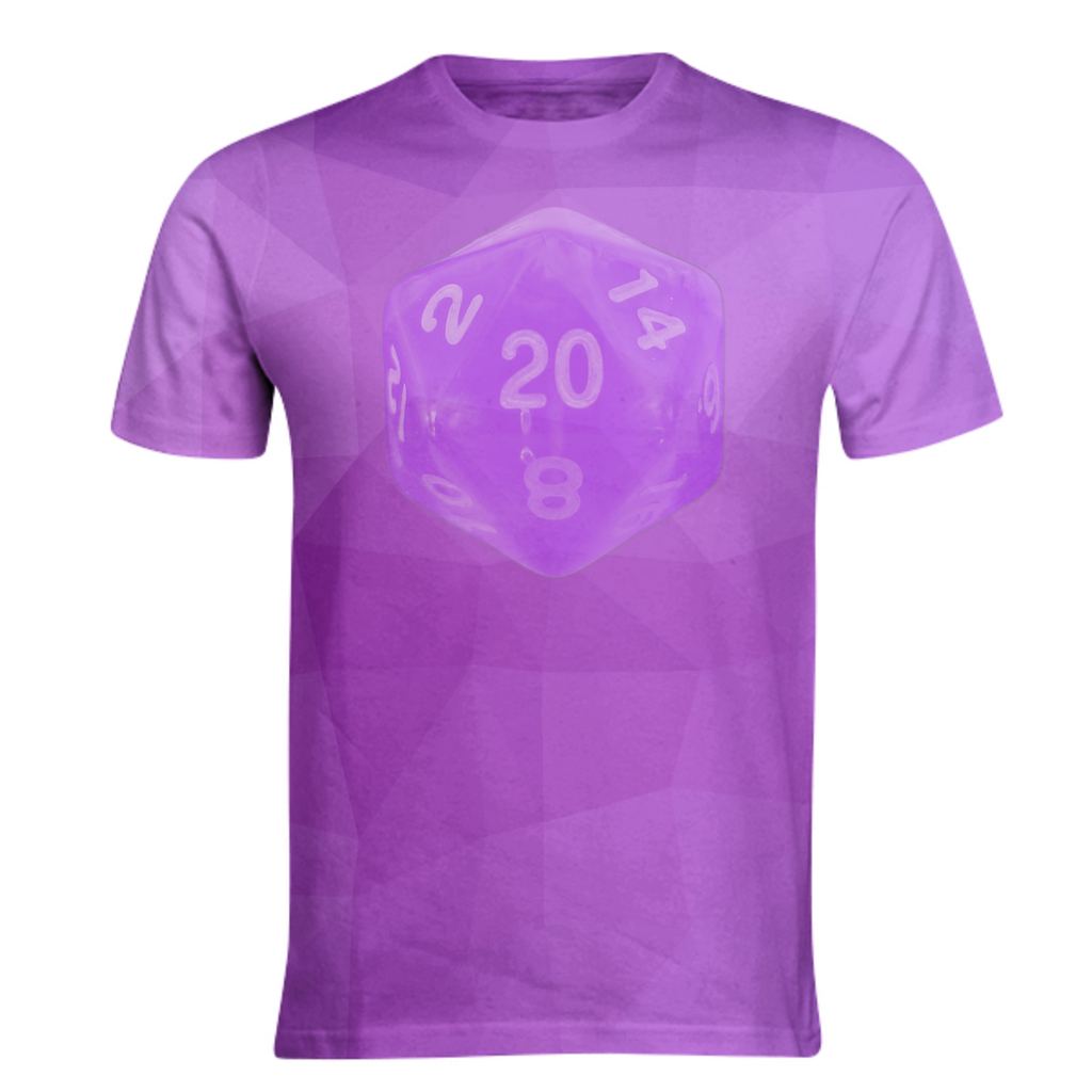 Pink purple nat20 triangular geometric