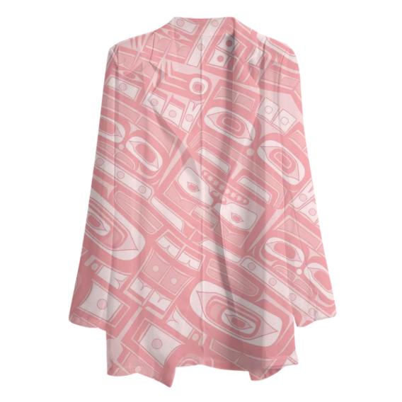 Cherry Blossom Chilkat CHIFFON BLAZER Womans Jacket