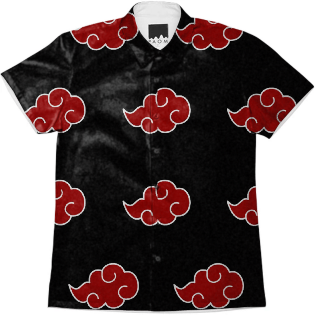 Akatsuki All Over Print Button Up Shirt