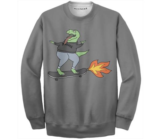 Trasher T Rex Rocket Skateboarding