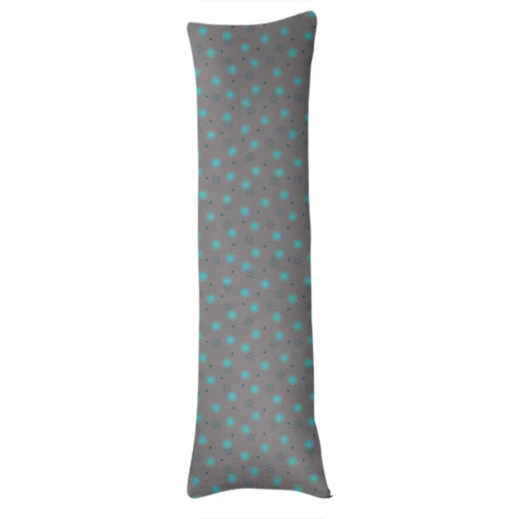 Abstract Dots Explosion 3 Body Pillow