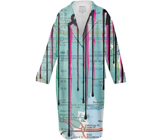 Dripping Subway Map Neopreme Magnetic Trench