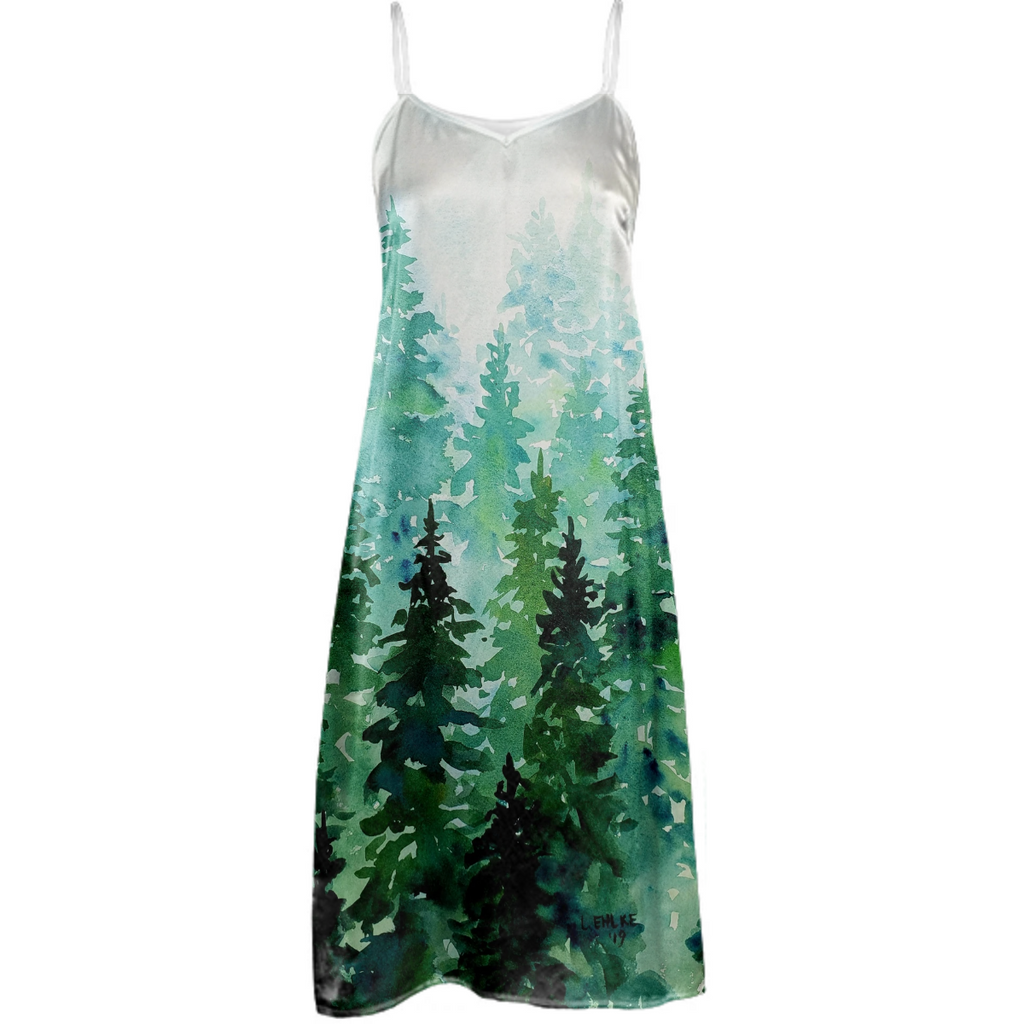 Evergreen Slip Dress