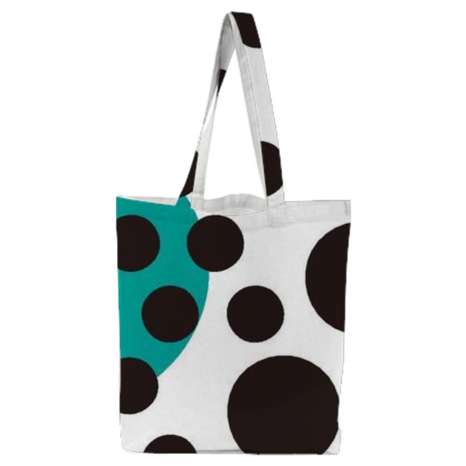Polka dots and borzoi TOTE 04