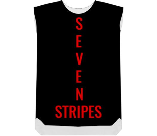 Seven Stripes Shift Dress Black