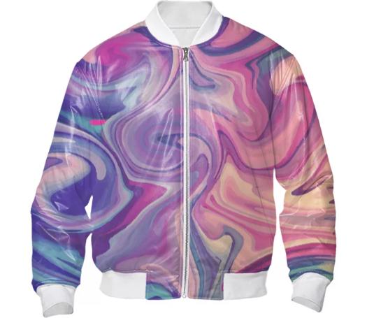 Marble Bomber Jacket BOM0006